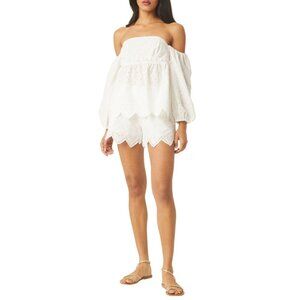 NWT MISA Los Angeles 2-Piece Shorts Set Sera‎ Babydoll Top & Soleil Shorts